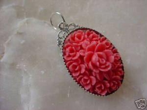 A Filigree Is Glued To The Back Of A Bezel To Create A Simple But Pretty Pendant